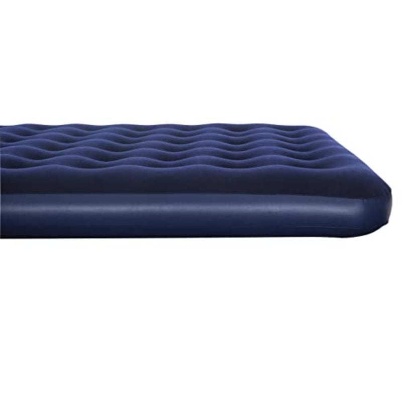 Airbed Queen Size 203X152X22Cm for home and camping, PVC material, gray color, puncture-resistant and quick-inflate - Image 4