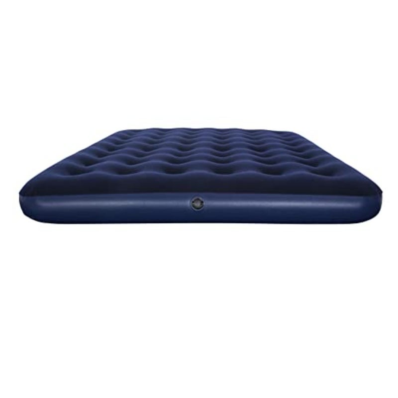 Airbed Queen Size 203X152X22Cm for home and camping, PVC material, gray color, puncture-resistant and quick-inflate - Image 5