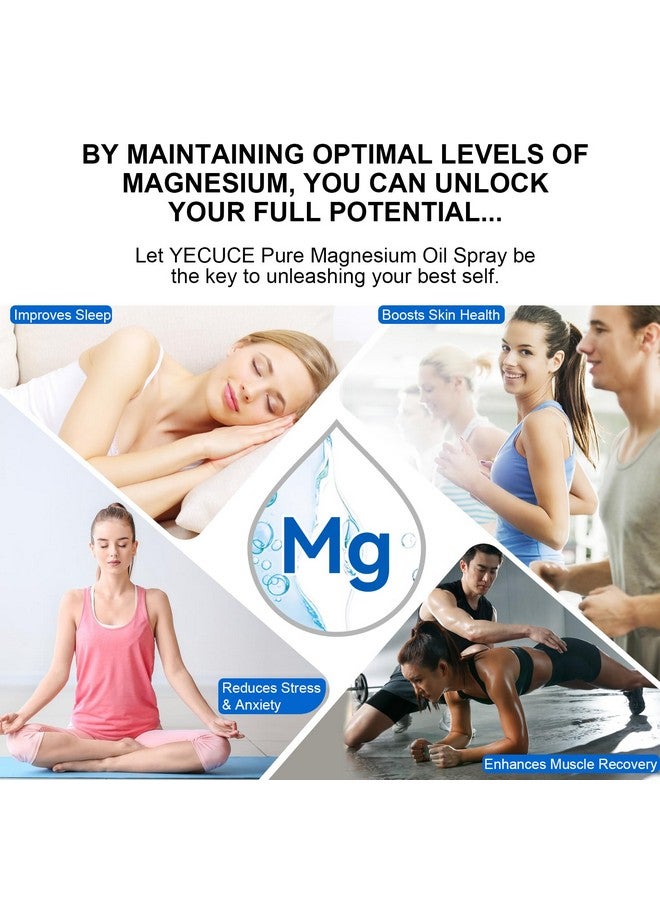 Generic Pure Magnesium Oil Spray, Organic Natural Magnesium Oil Spray for Feet, Body, Skin, Topical Products (2 Pack) - Image 5
