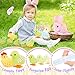 Tagitary Easter Plush Toys Walking Bunny for Kids Stuffed Bunny with SoundsInteractive Toys with LeashWind Up Toy Can HopWiggle EarsTwitch NoseIdeal Easter Gifts for Toddlers - Image 4