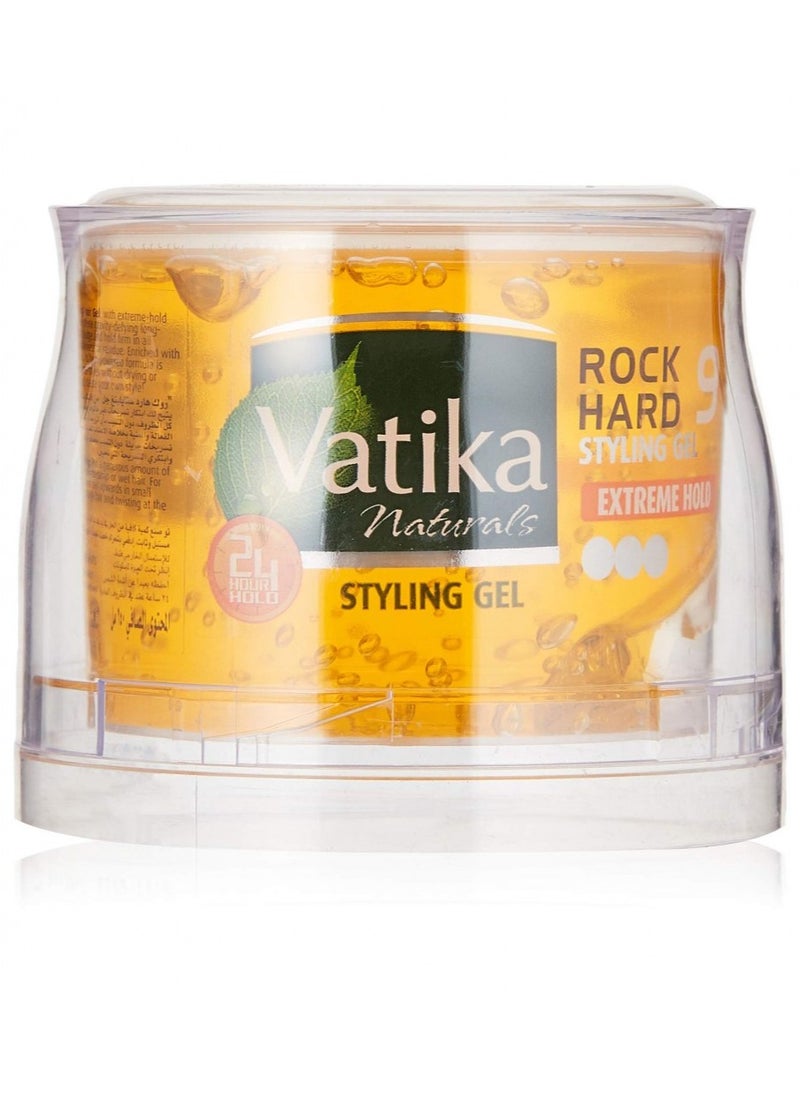 VATIKA Rock hard extreme hold hair gel 250ml  - Image 1