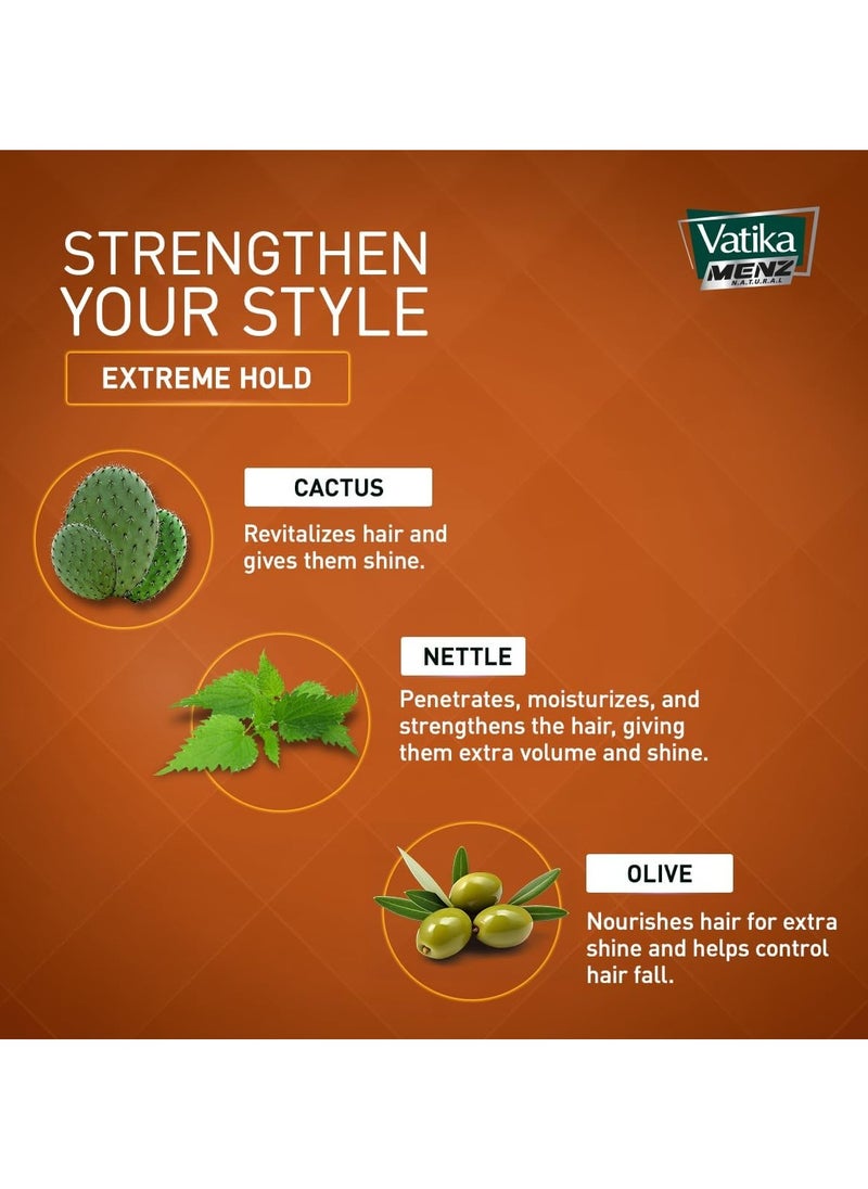 VATIKA Rock hard extreme hold hair gel 250ml  - Image 3