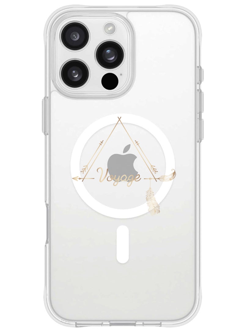 Theodor iPhone 16 Pro Max Magsafe Magnetic Case for iPhone Compatible with Wireless Charging, Shockproof Phone Bumper Cover - Voyage - Image 1