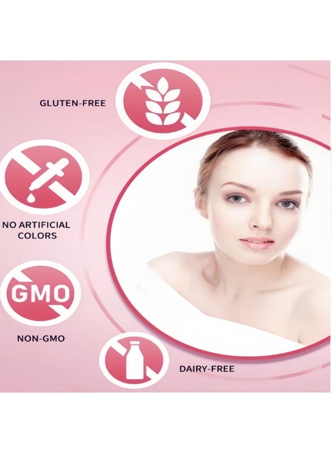 DHOP Collagen Glutathione Capsules - 30,000mg Whitening & Skin Support (60 Capsules) - Image 3