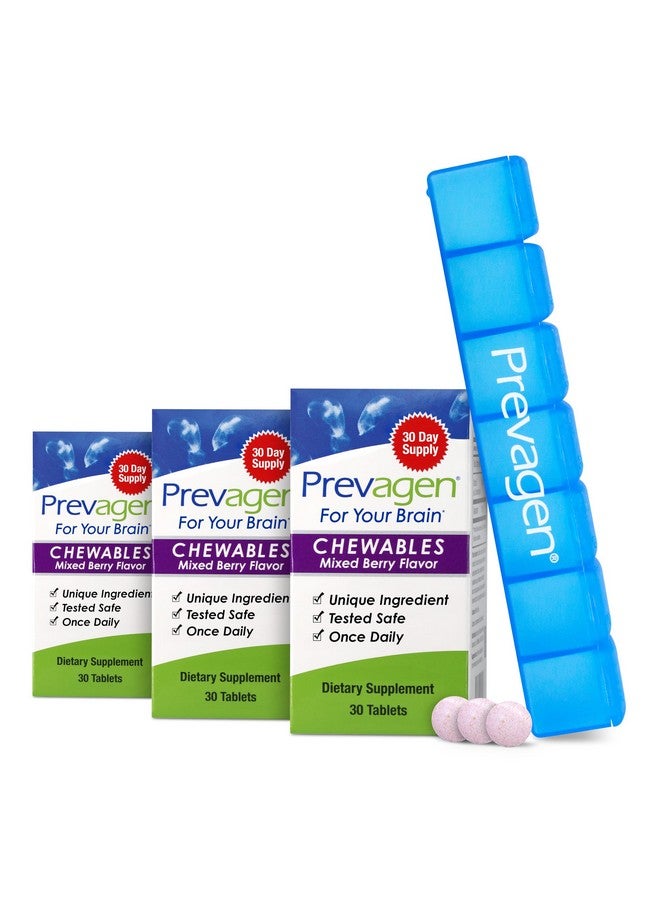 بريفاجين بتركيز عادي ١٠ ملغ، ٣٠ قرصًا للمضغ | بنكهة التوت المشكل - عبوة من ٣ قطع | مع أبوايكورين وفيتامين د، وبرنامج تذكير حبوب منع الحمل لمدة ٧ أيام - Image 1