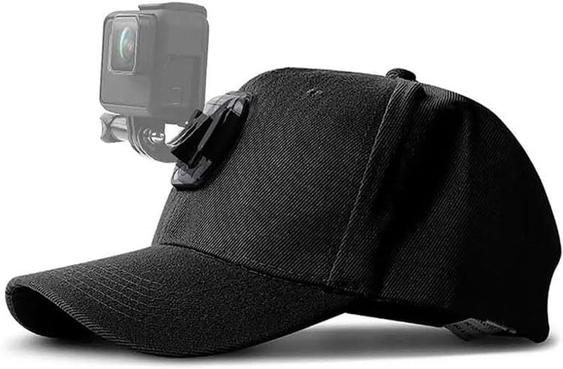 SHOPEE Camera Action Camera Head Cap Mount with Quick Release Buckle for Go-Pro Hero 13/12/11/10/9, SJCAM 4000AIR, AKASO, DJI, Insta360 - Hands-Free Head Mount for Action Cameras - Image 1