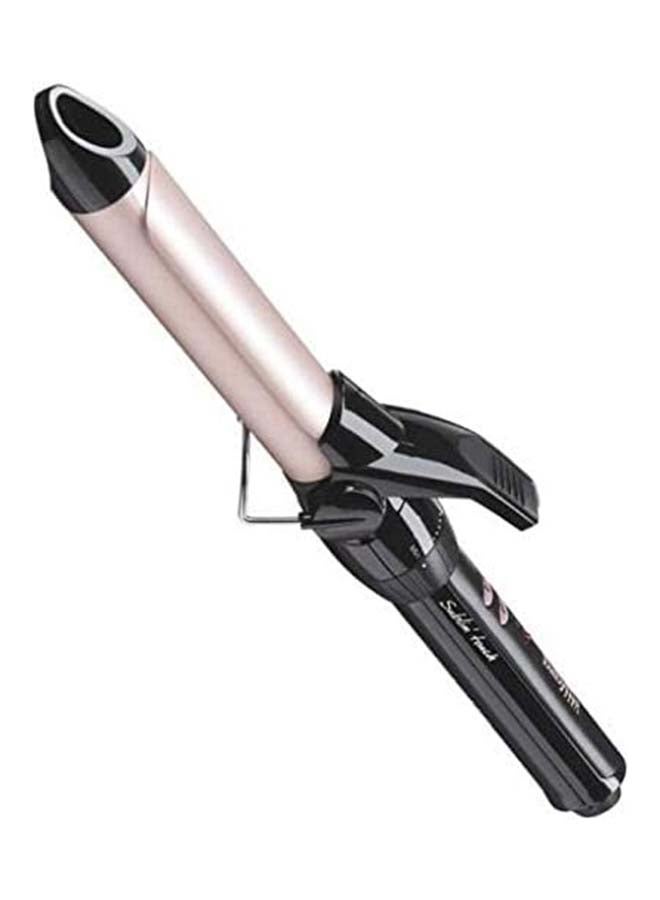 بيبي ليس Hair Curler, 25MM Barrel for Silky Curls, 10 Temperature Settings (150-180°C), Ultra smooth touch, Ceramic, C325SDE , black 25mm - Image 2