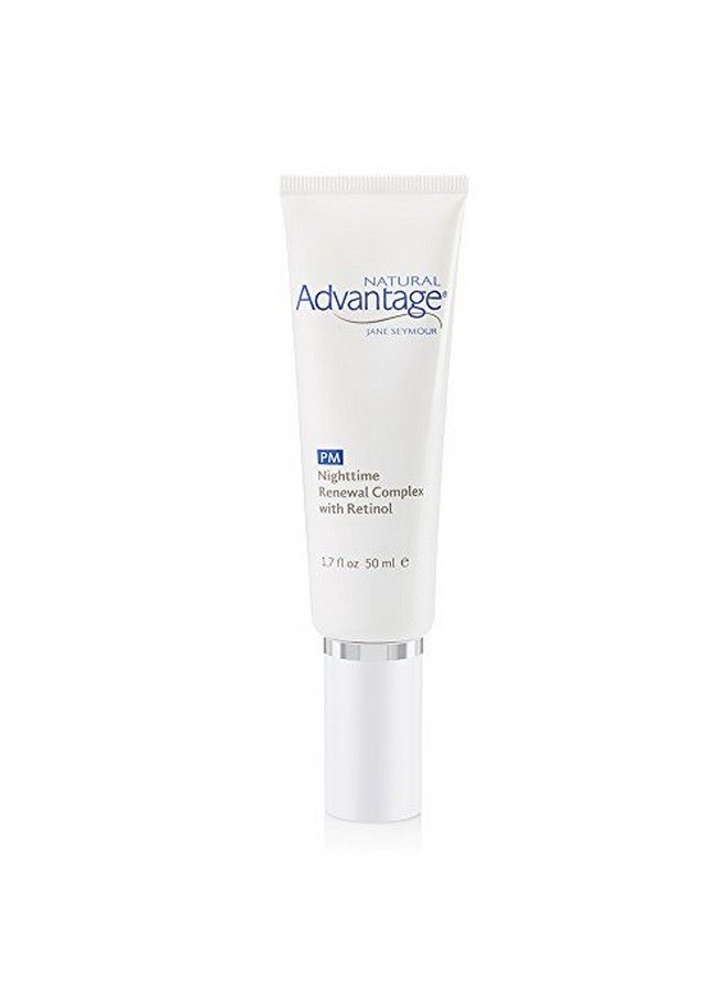 NATURAL ADVANTAGE مجموعة تجديد البشرة ليلاً مع الريتينول وزبدة الشيا وفيتامين إي لعلاج المسام الواسعة ولون البشرة غير المتساوي 1.7 أونصة من جين سيمور - Image 1