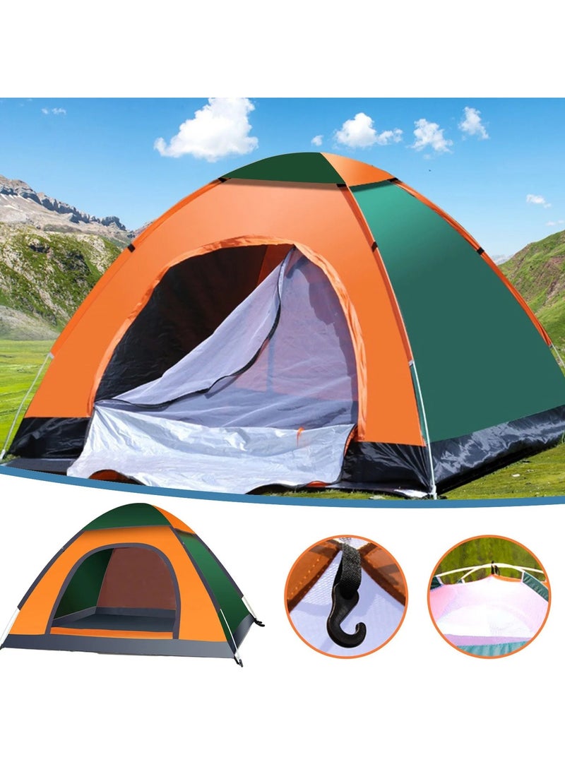 DubaiGallery Camping Tent for 2-3 People, Automatic Pop-Up Beach Tent, Portable Instant Tent with Carry Bag, Waterproof Dome Tent for Picnics, Travel  - Image 1