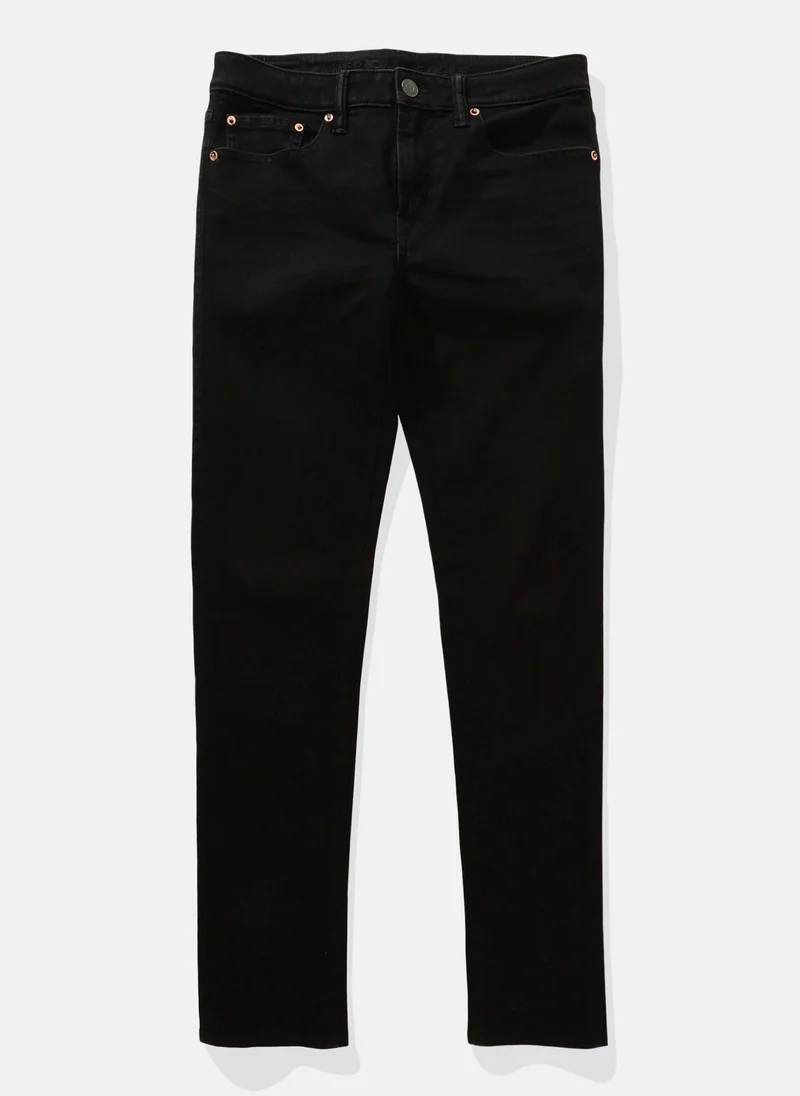 American Eagle Airflex+ Mid Wash Skinny Fit Jeans