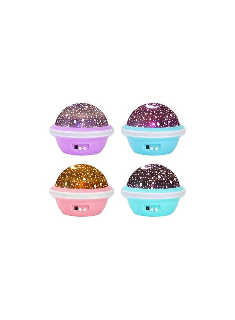 سبيس شوب LED ضوء الليل UFO العارض السماء المرصعة بالنجوم ستار القمر ماستر USB العارض مصباح الأطفال أطفال الطفل النوم الملونة - Image 4