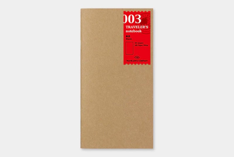 Designphil Midori Traveler's Notebook (refill 003) blank - Image 1
