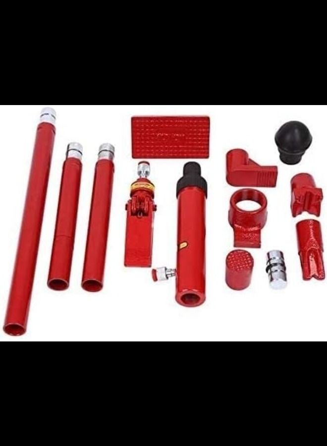 ABBASALI Portable Car Floor Jack 1 Set 10 Ton Hydraulic Power Car Van Jack Body Frame Repair Kit Tools - Image 3