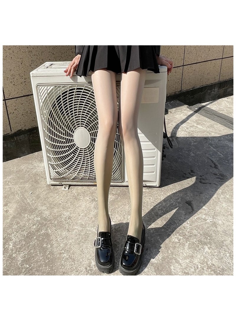 Fashionable Women's Stockings 15D Gradient Color Tight Fitting Pantyhose