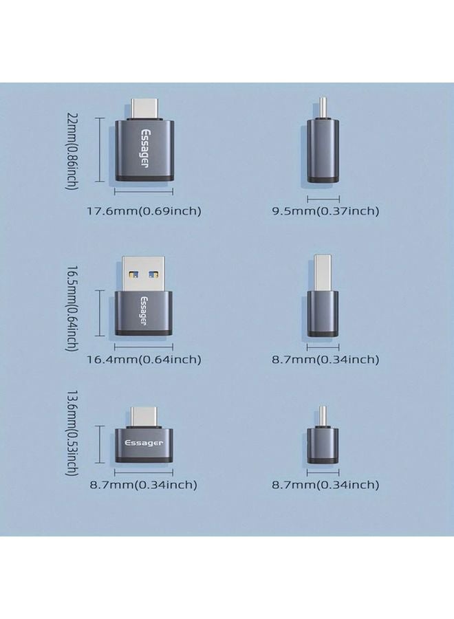 Essager Type C Male To Micro USB OTG Adapter Converter For Xiaomi iOS Macbook - Image 3