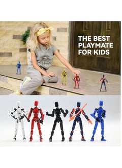 Peachjoy Action Figure Set, 6 Packs T13 Action, 3D Printed Multi-Jointed Movable Action Figure Robot Toy, Full Body Mechanical Doll, Decorations for Game Lovers Kids Adult Gifts (Assembly Completed)  - Image 5