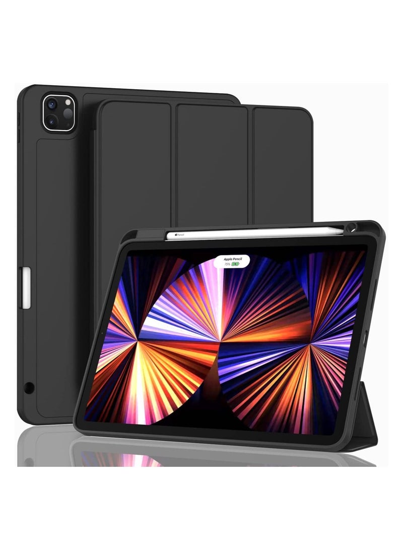 Touch ID and Auto Wake/Sleep Pencil Charging Case with Pencil Holder for iPad Pro 11 inch 2022(4th Gen)/2021(3rd Gen)/2020(2nd Gen)