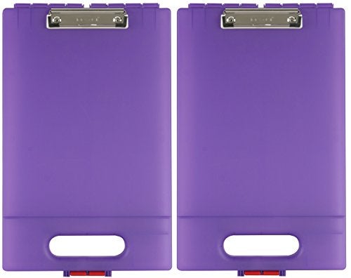 Dexas Clipcase Storage Clipboard with Handle, Set of Two, Purple - Image 5