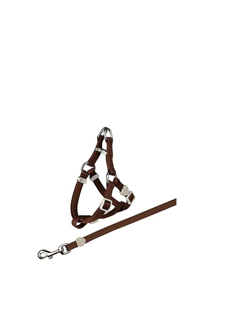 تريكسي حزام تريكسي قابل للتعديل بلمسة واحدة مع مقود للقطط - Image 1