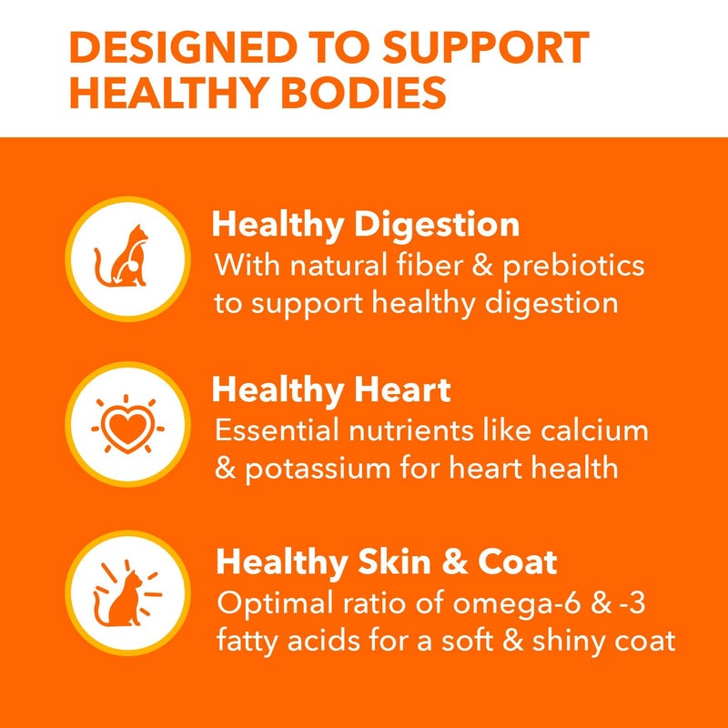 IAMS Proactive Health Adult Healthy Dry Cat Food with Real Salmon, 7 lb. Bag - Image 3