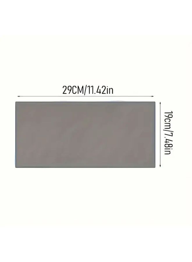 Gray Microfiber Quick Dry Cleaning Cloth Super Absorbent Lint Free For Car Motorcycle Boat EV Detailing - Image 3