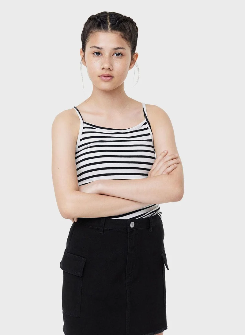 اتش اند ام Kids High Waist Cargo Skirt