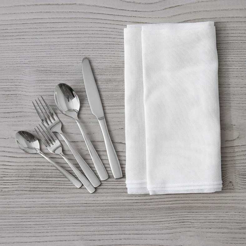 Pan Home 20-Piece Cutlery Set - Chrome - Image 1