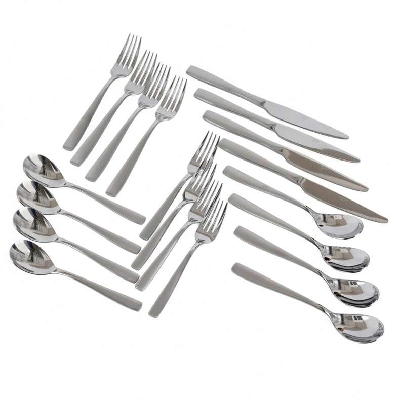 Pan Home 20-Piece Cutlery Set - Chrome - Image 5