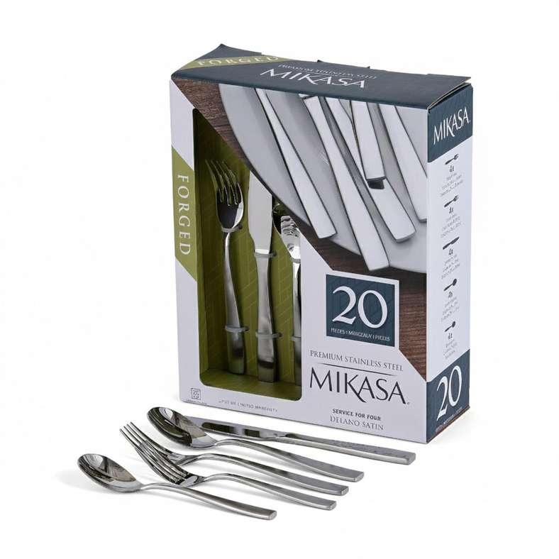 Pan Home 20-Piece Cutlery Set - Chrome - Image 4