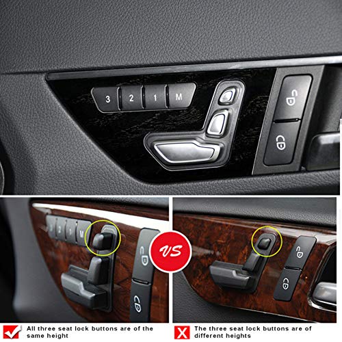 Jaronx for Mercedes Benz Door Seat Adjustment Button Replacement,Seat Switch Adjust Headrest Button for B W246,C W204,E W212,ML W166,CLA W117,GLK X204,GL X166 (NOT for 2015+) - Image 5