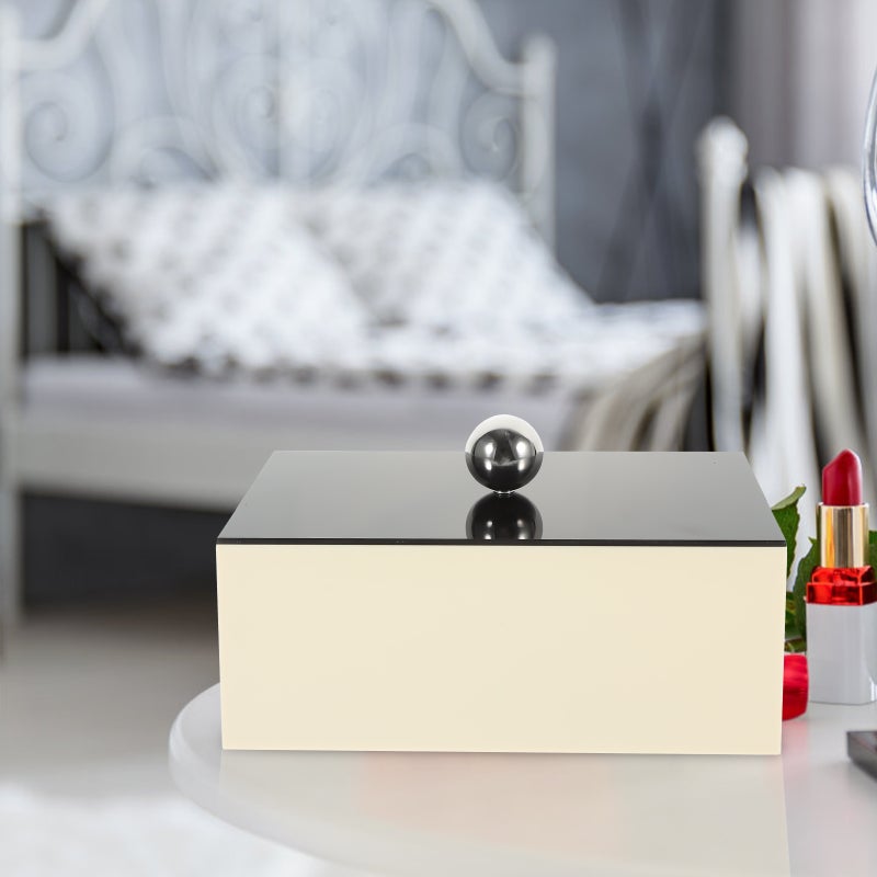 Storage Box with Lid Multifunctional Divided Box Lipstick Box Cosmetics Container - Image 3