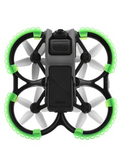 Generic For DJI Avata Propeller Guard Anti Collision Protection Ring Safety Accessories Durable Shock Absorbing Rubber Enhances Flight Safety Easy Install Reinforced with Adhesive Mud Green  - Image 1