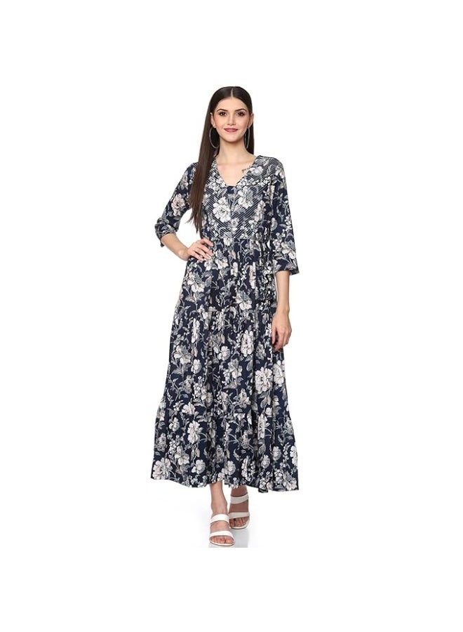 BIBA PRINTED Cotton  Womens Kurta S - Image 3