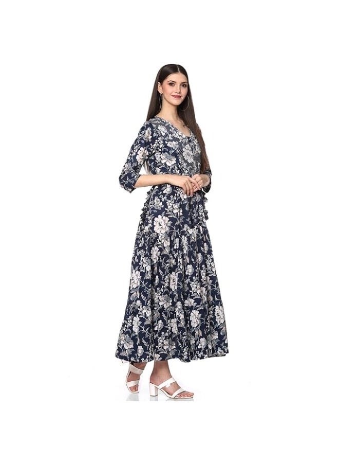 BIBA PRINTED Cotton  Womens Kurta S - Image 1