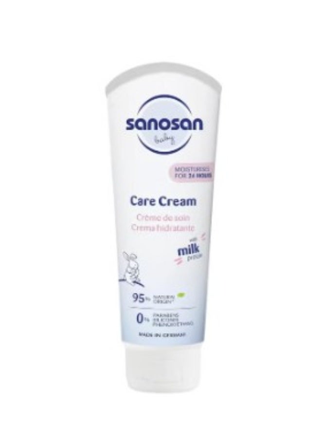 Sanosan Baby Care Cream with Milk Protein – Daily Moisturizing Cream for Face & Body - Image 1