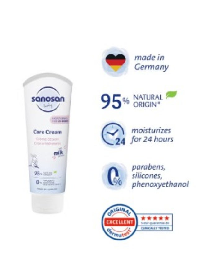 Sanosan Baby Care Cream with Milk Protein – Daily Moisturizing Cream for Face & Body - Image 3