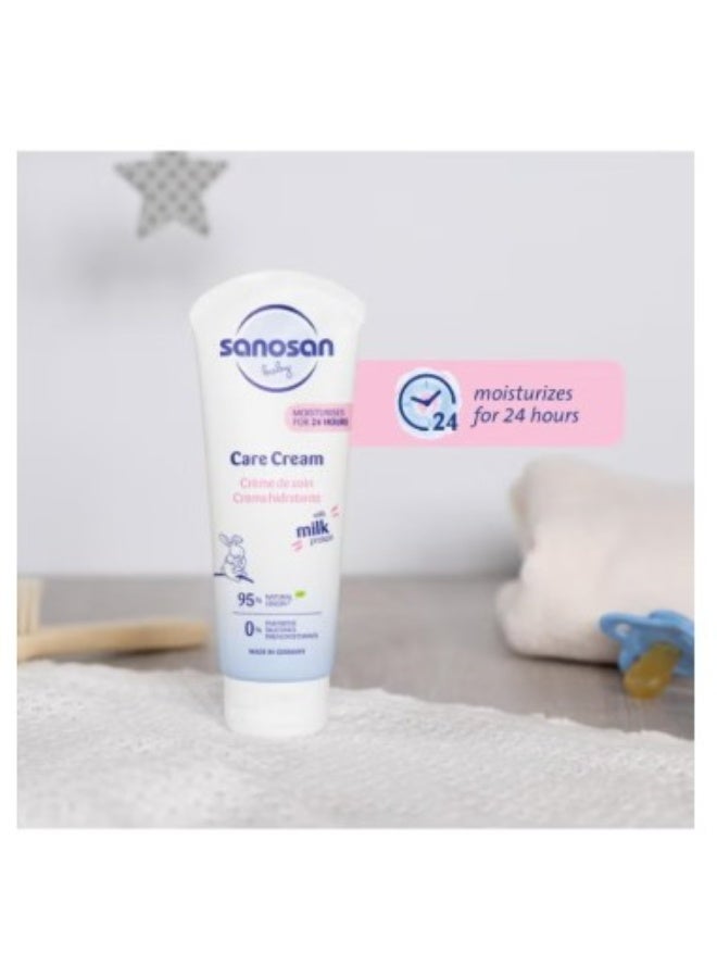 Sanosan Baby Care Cream with Milk Protein – Daily Moisturizing Cream for Face & Body - Image 2