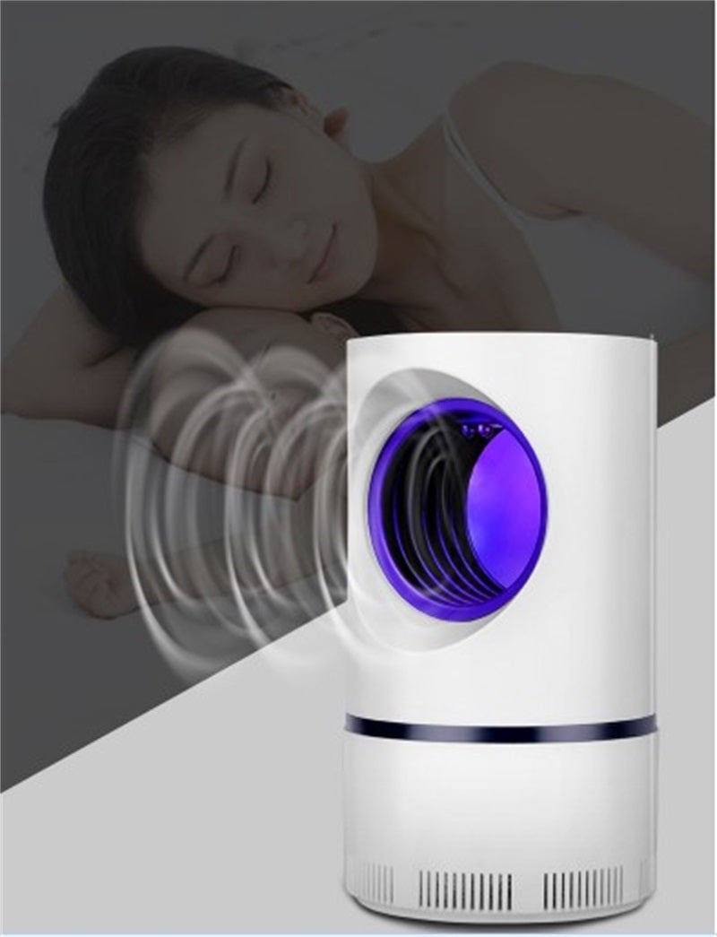 Summer Intelligent Household Bedroom Light Wave Mosquito-killing Lamp  White - Image 4