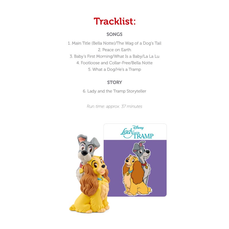Tonies Lady and The Tramp Audio Toy Figurine from Disney - Image 4