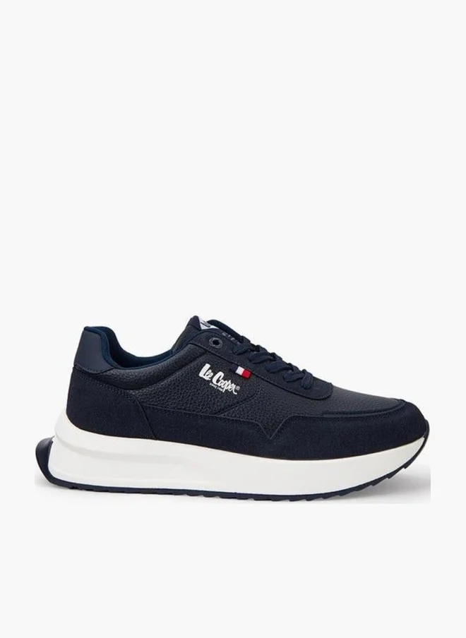 Lee Cooper Men's Panelled Lace-Up Sneakers