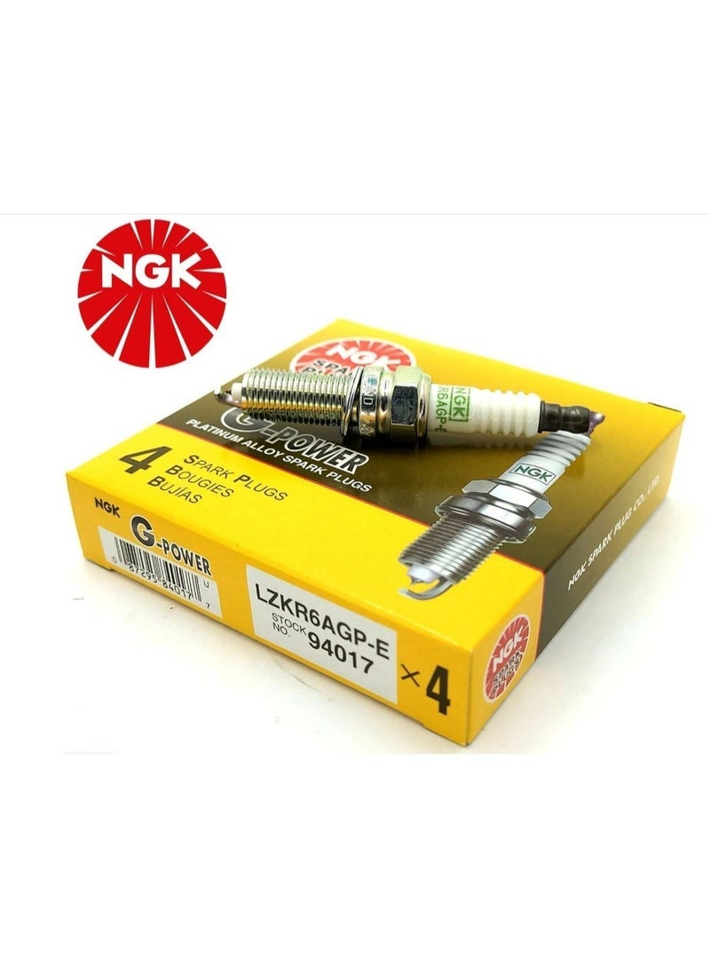 ان جي كي بوجيهات NGK 94017 بلاتينيوم عالية الأداء لمحركات هيونداي وكيا - Image 1