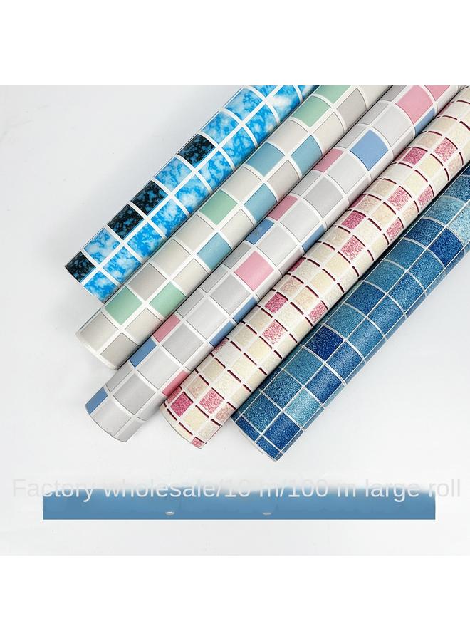 Bluejw Wholesale Kitchen Wallpaper Self Adhesive Surface Stickers Bathroom Moisture Proof Waterproof Mosaic Wallpaper For Toilet - Image 2