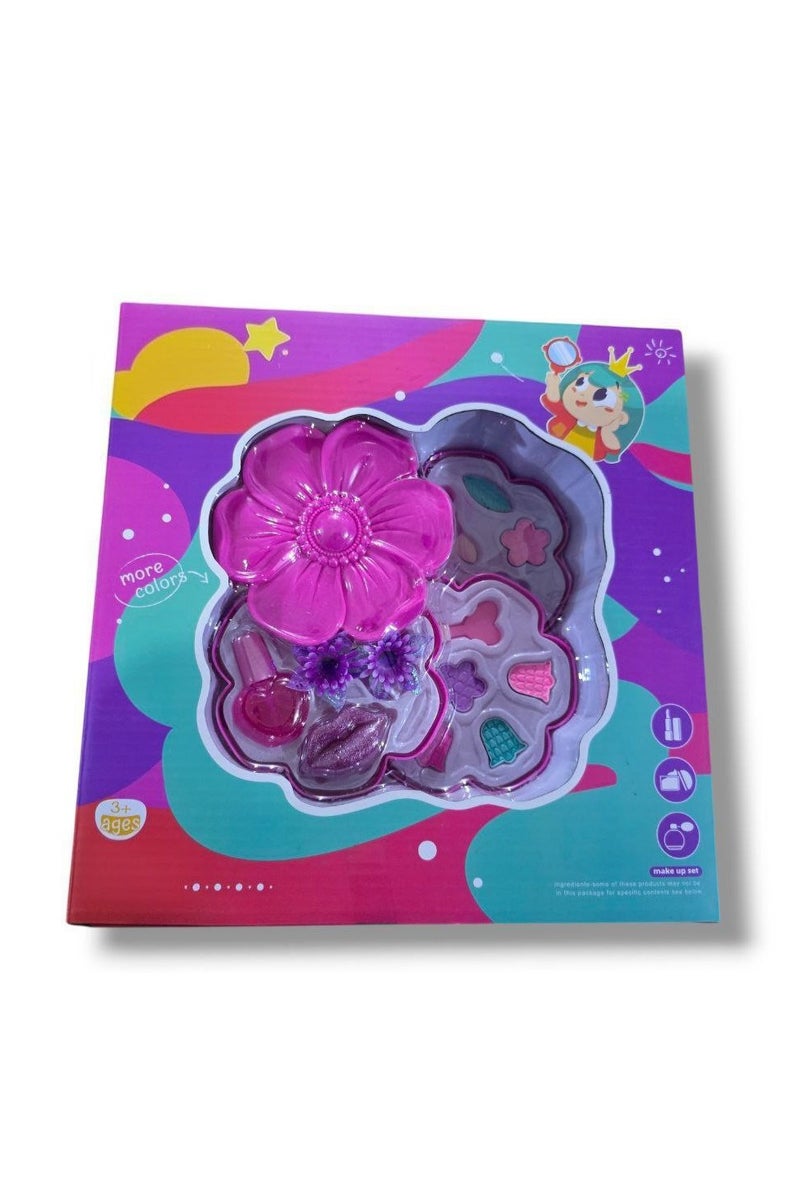 لعبة مكياج اطفال حقيقي (تاتي باللوان متعددة) - هدية عيد ميلاد مناسبة للبنات الصغيرة - لعبة الميكب - مجموعة مكياج ريال للاطفال العاب مكياج قابلة للغسل للاطفال - مجموعات مكياج محمولة للأطفال للبنات، هدايا عيد الميلاد - مستحضرات التجميل للبنات، لعبة تجميل امنة بلاستيكية للاطفال، العاب بناتي للمكياج، يمكن تقديمها كهدية - مستحضرات تجميل قابلة للغسل، حقيقي للعب الأطفال