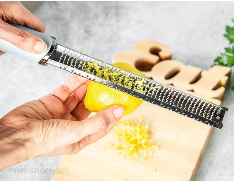 Microplane Premium Classic Citrus Zester and Parmesan Cheese Grater (Purist Blue) - Image 1
