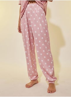 Styli Round Neck Short Sleeve T-Shirt and Joggers Set  - Image 4