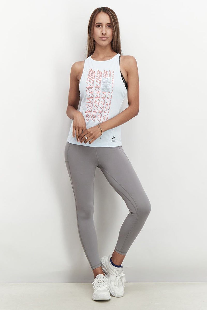 Reebok Women Cross Fit Sleeveless Tank Top, Light Blue - Image 4