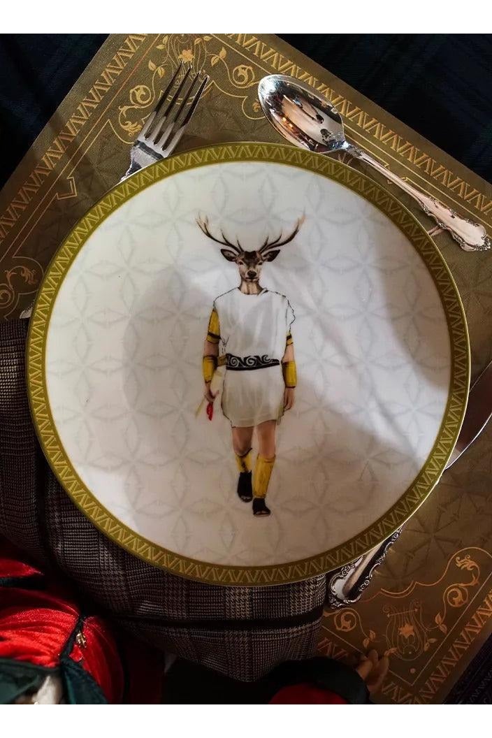 VITELLI DESIGN STUDIO Roman 25 cm Porcelain plate - Image 3