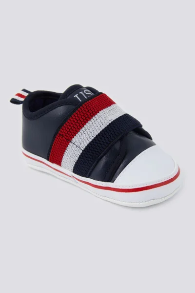 U.S. Polo Assn. Soft Texture Navy Blue Baby Shoes