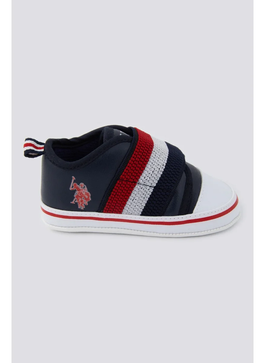 U.S. Polo Assn. Soft Texture Navy Blue Baby Shoes