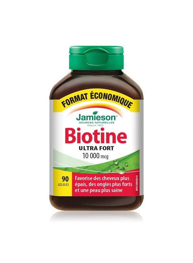 Jamieson Biotin 10000 Mcg Value Size 90 Softgels - Image 3